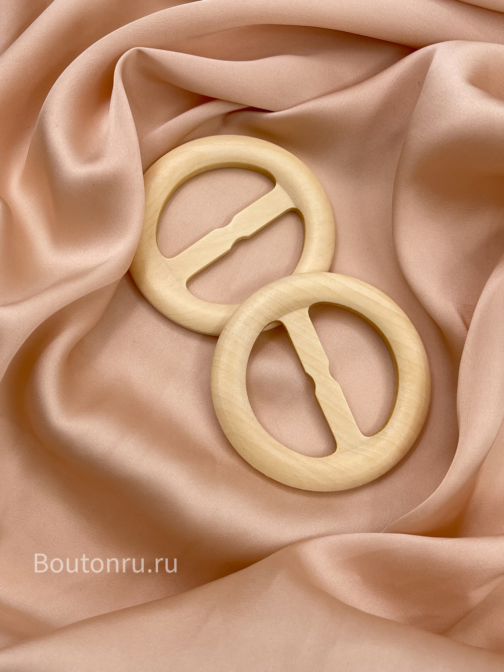 Пряжка деревянная светлая