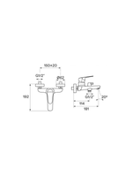 Смеситель для ванны с душем Santek Форт с аксессуарами, хром, WH5A10004C001
