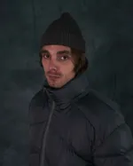 Пуховик МЕЧ FW23 PUFFER Iron Темно-Серая