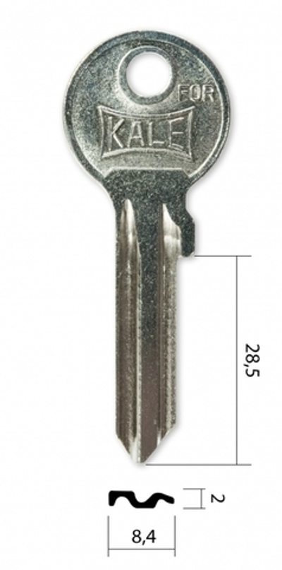 Заготовка английского ключа 10220 16 - KALE8D (KALE) | KAL10 | KLE7X