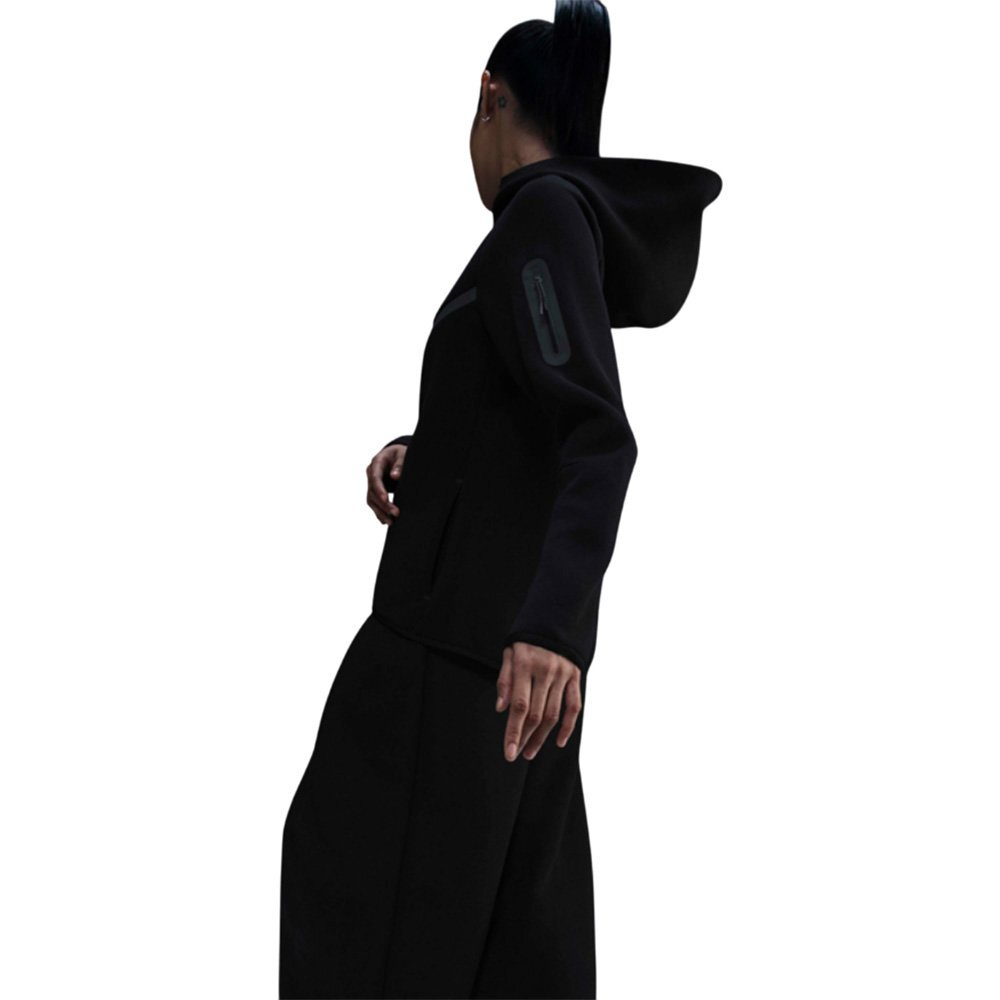Баскетбольная женская толстовка Nike Sportswear Tech Fleece Windrunner Sweatshirt Black