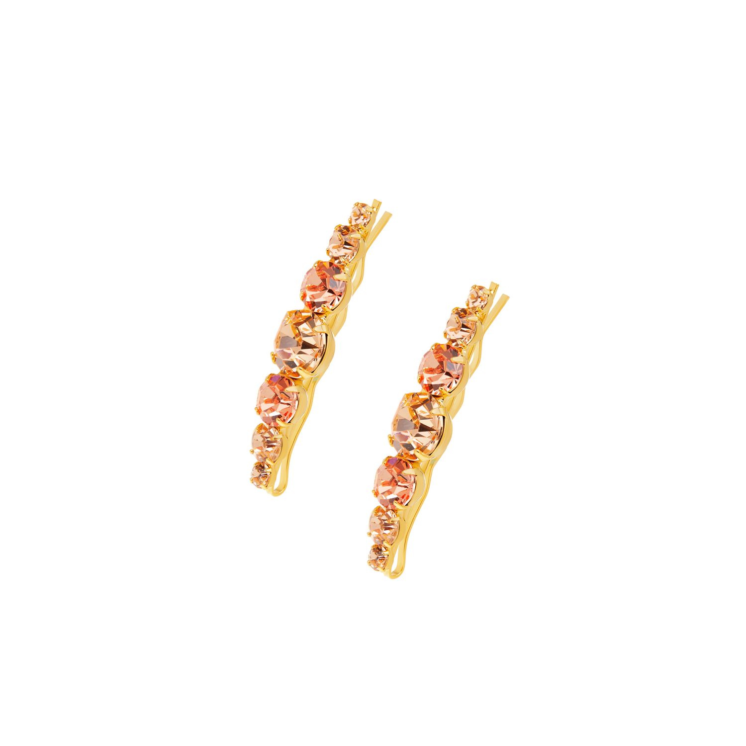 Заколка для волос Gwen Crystal Bobbi Set – Pink