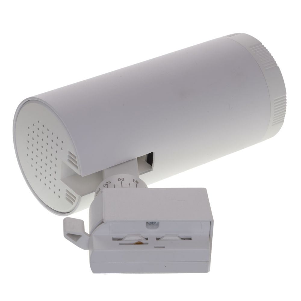 ULB-Q261 20W-4000K-AC WHITE Светильник-прожектор светодиодный трековый. 1600 Лм. Белый свет 4000К. С регулируемым углом свечения. Корпус белый. ТМ Volpe