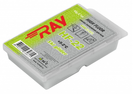 Парафин RAY HF-22 +5-2°С смазка скольжения серебристая (60г)