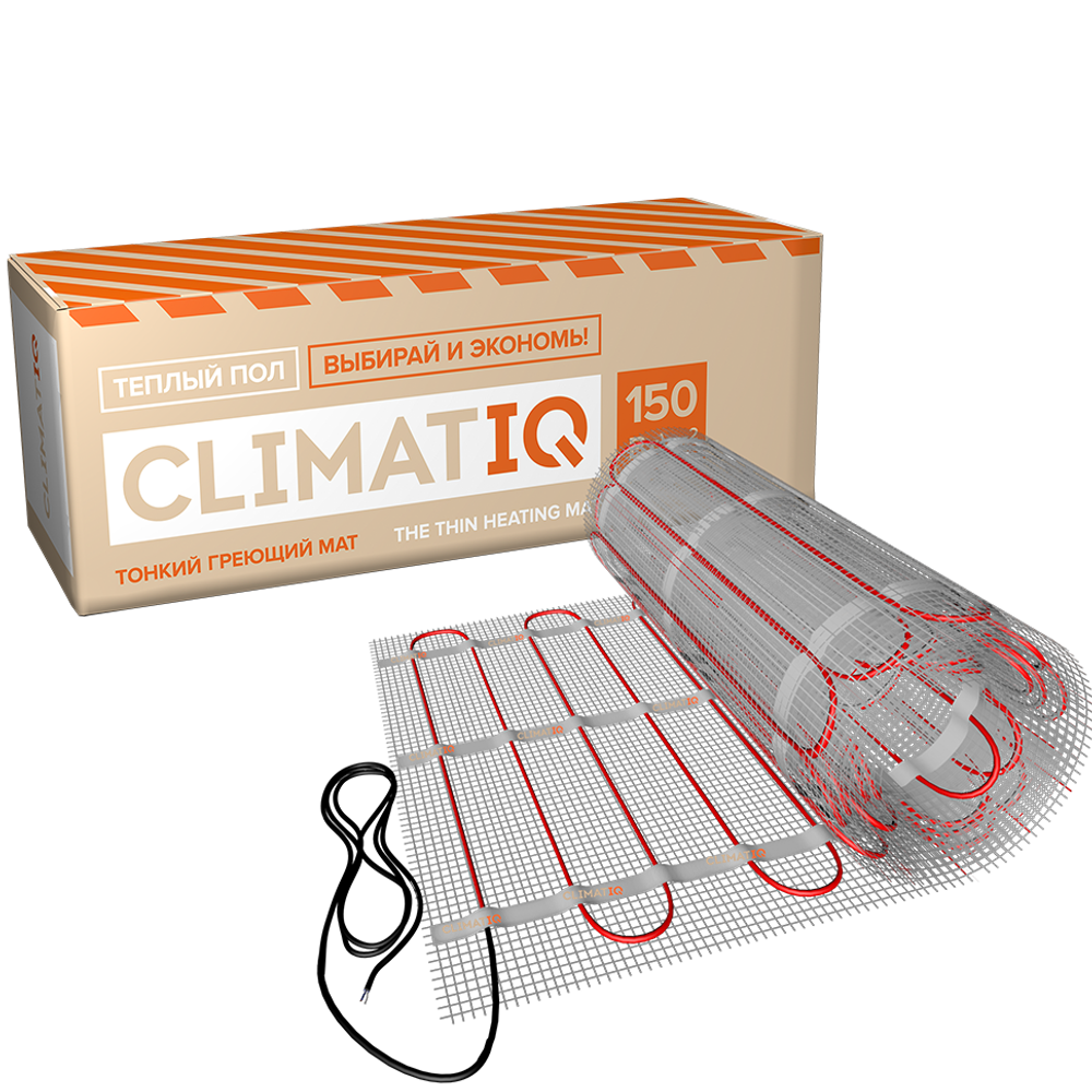 Греющий мат CLIMATIQ CLIMATIQ MAT 600 Вт, 4 м2