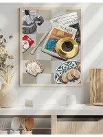 постер на кухню 50х70 см интерьерный акварель