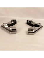 Опора мебельная хромированная H50 угловая, 2 шт