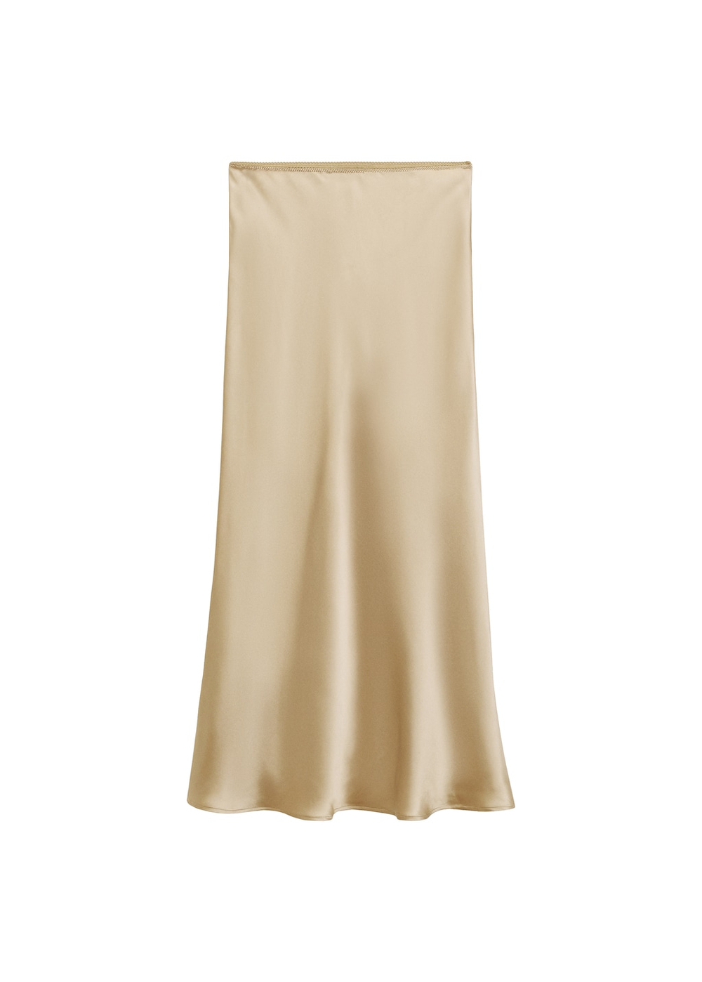 Длинная юбка с атласным блеском