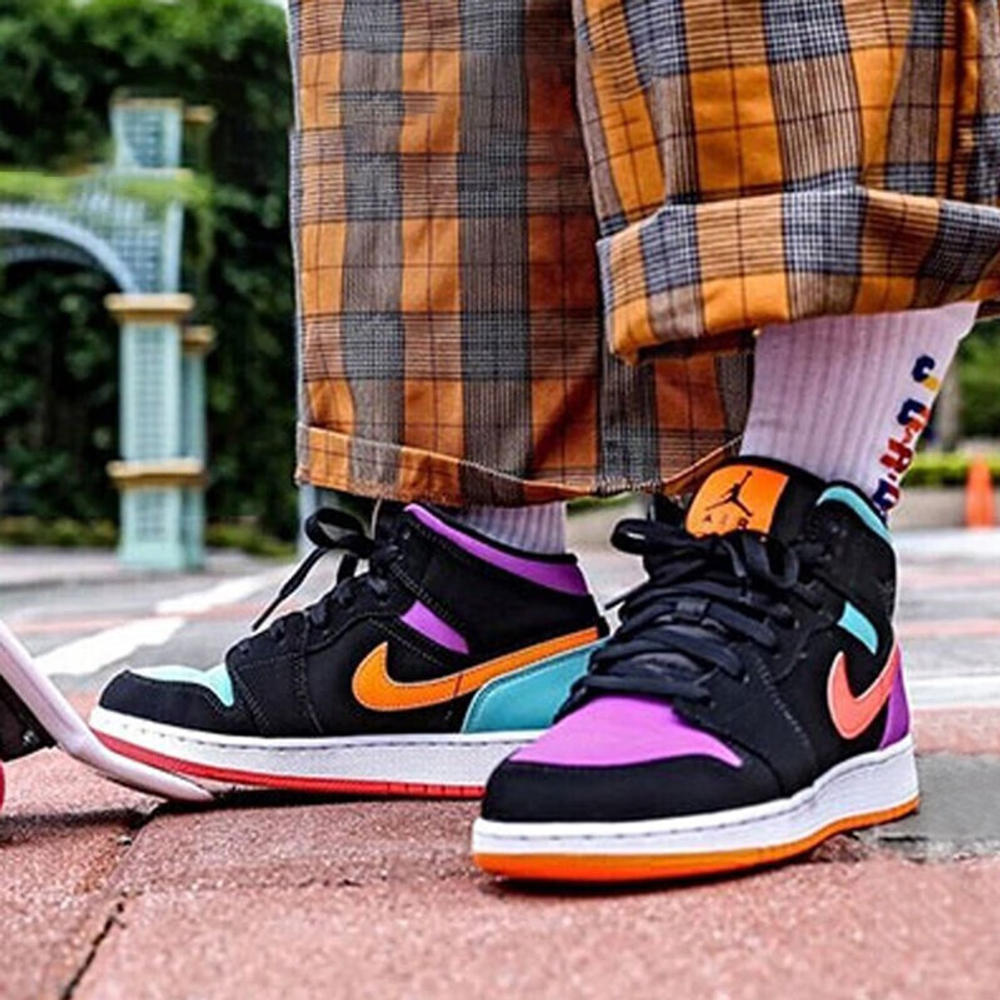 Jordan 1 Mid 'Multi-Color' GS