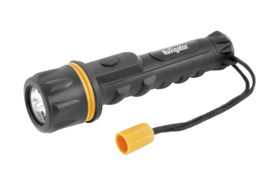 Фонарь Navigator NPT-R06-2АА 1LED*0,5Вт резина 23862