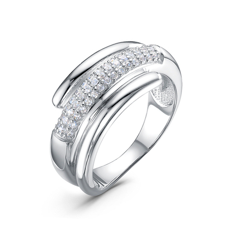 Кольцо из серебра 925 пробы с Фианит