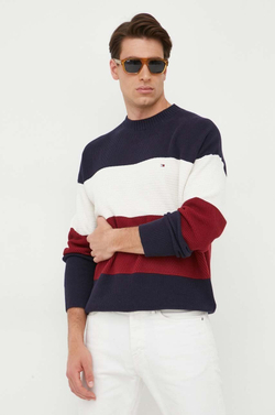 Джемпер мужской TOMMY HILFIGER TEXTURED COLORBLOCK CREW NECK