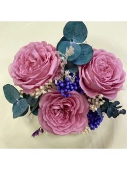 Натуральные пионы в стекле, вакуум