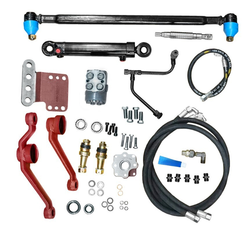 Комплект переоборудования с ГУР на ГОРу, МТЗ, передний не ведущий мост (27 позиции)