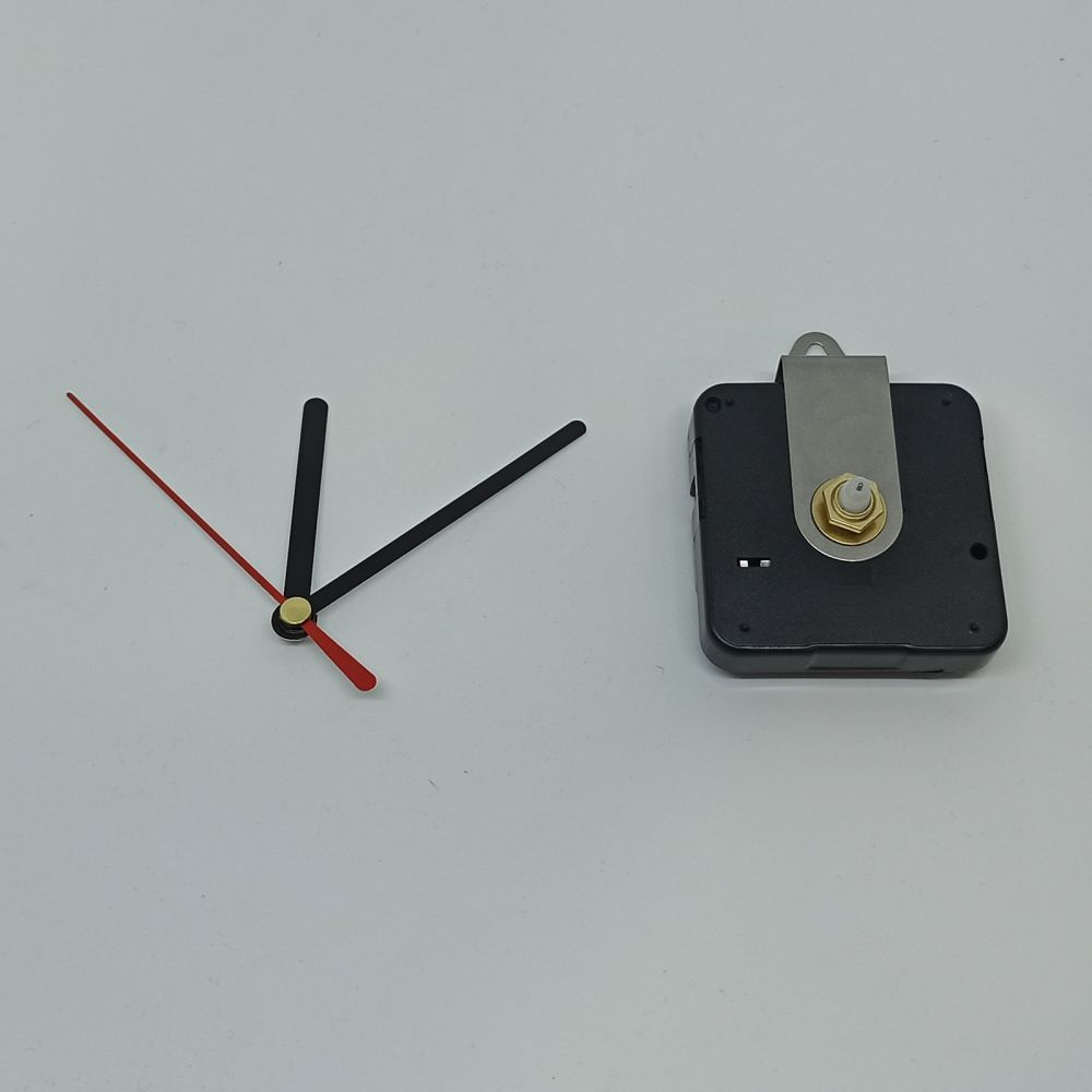 Часовой механизм, шток 12 мм, со стрелками №17 (1уп = 5шт)