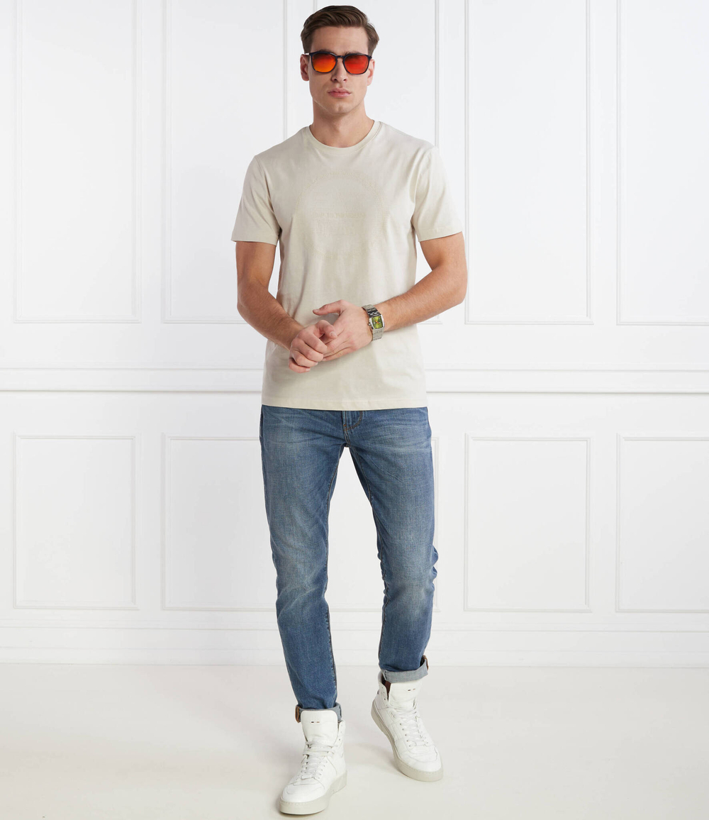 Футболка EA7 - бежевый(3DPT39 PJTJZ)