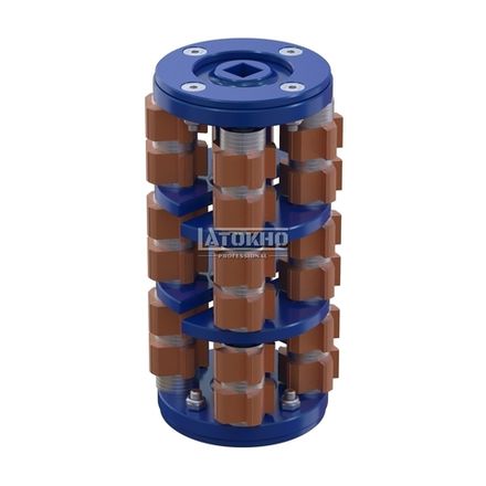 LATOKHO DCC 200_4 (Россия) Фрезеровальный барабан (фреза) с карбидными ножами с четырехгранной посадкой