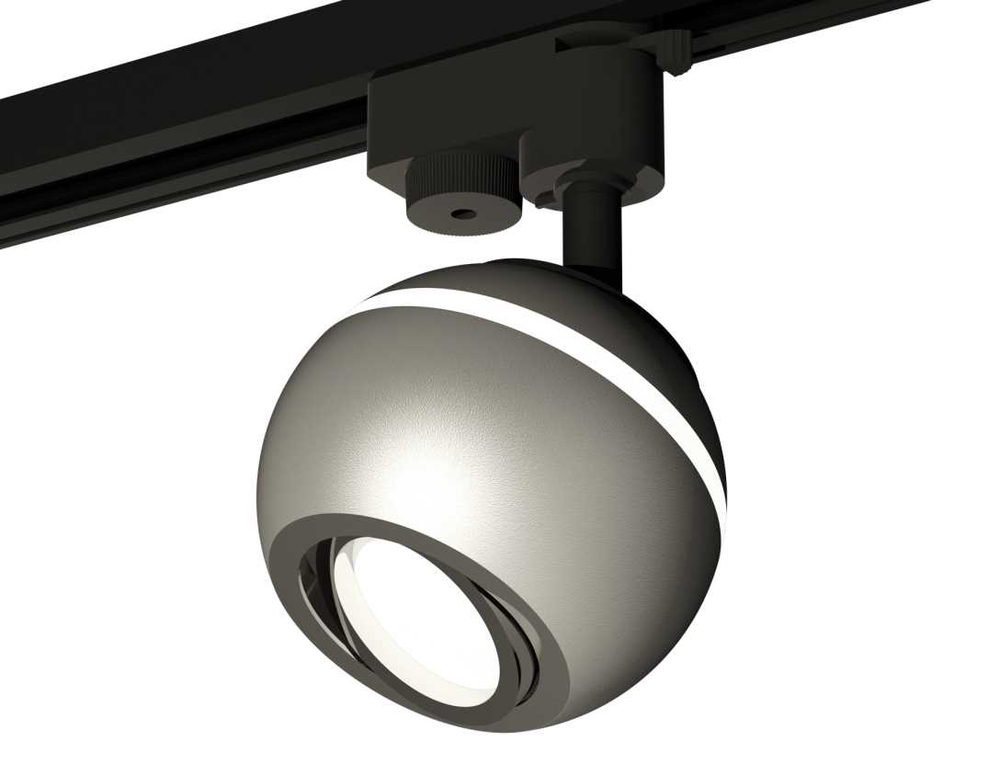 Комплект трекового светильника Ambrella light Track System XT1103002 SSL/PSL серебро песок/серебро полированное (A2521, C1103, N7003)