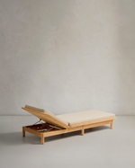 Шезлонг Galea из тикового дерева и синтетического ротанга