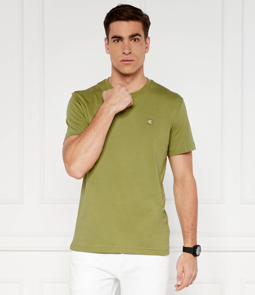Футболка CALVIN KLEIN JEANS - оливковый(J30J325268)