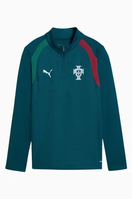 Кофта Puma Portugal 2026 Training 1/4 Zip Junior - зеленый