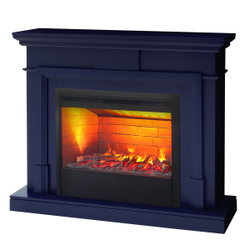 Электрокамин RealFlame Marco 25,5/26 NB индиго с очагом 3D Helios 26