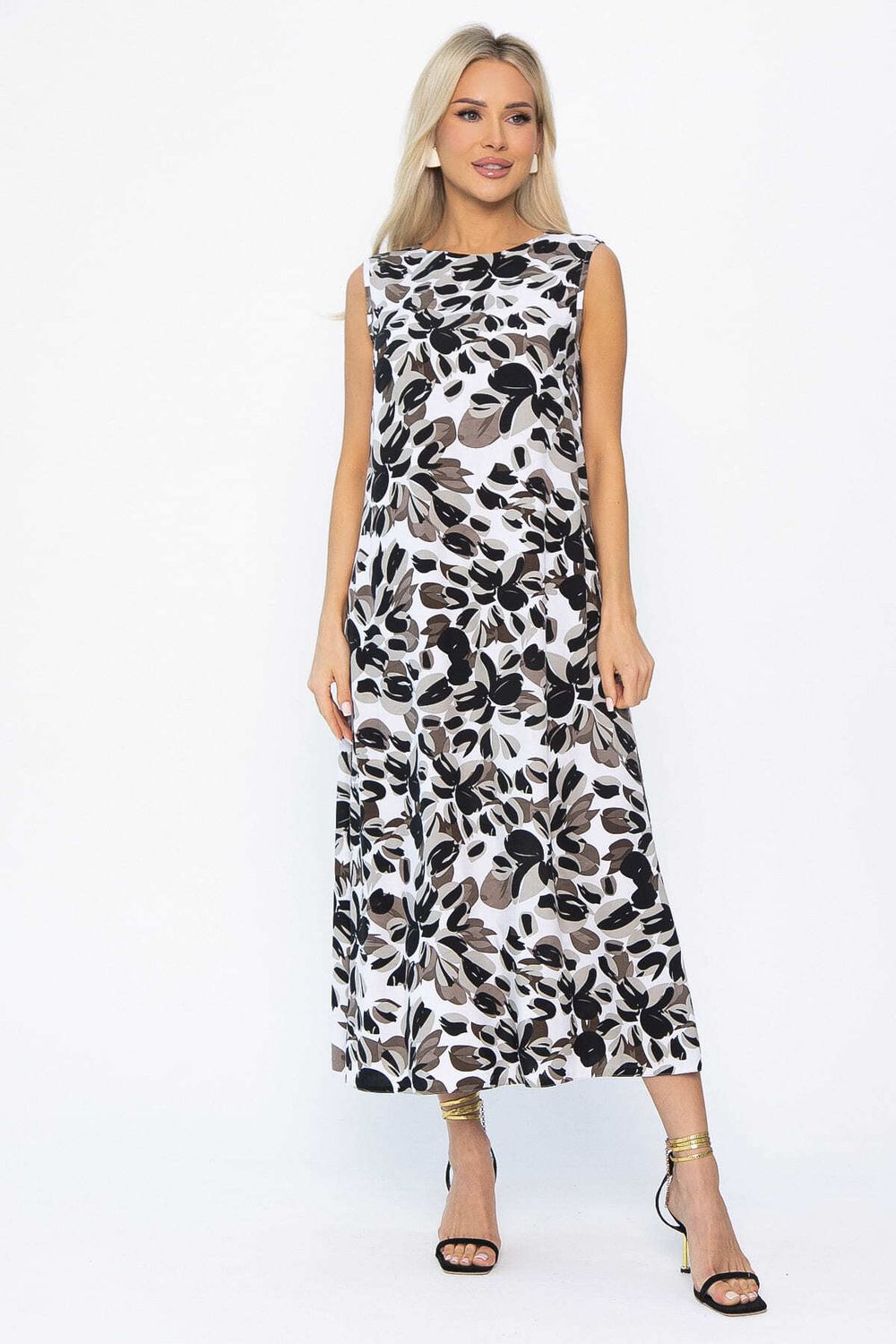 Платье Санти (серо-коричневое) П13910-29М LT Collection