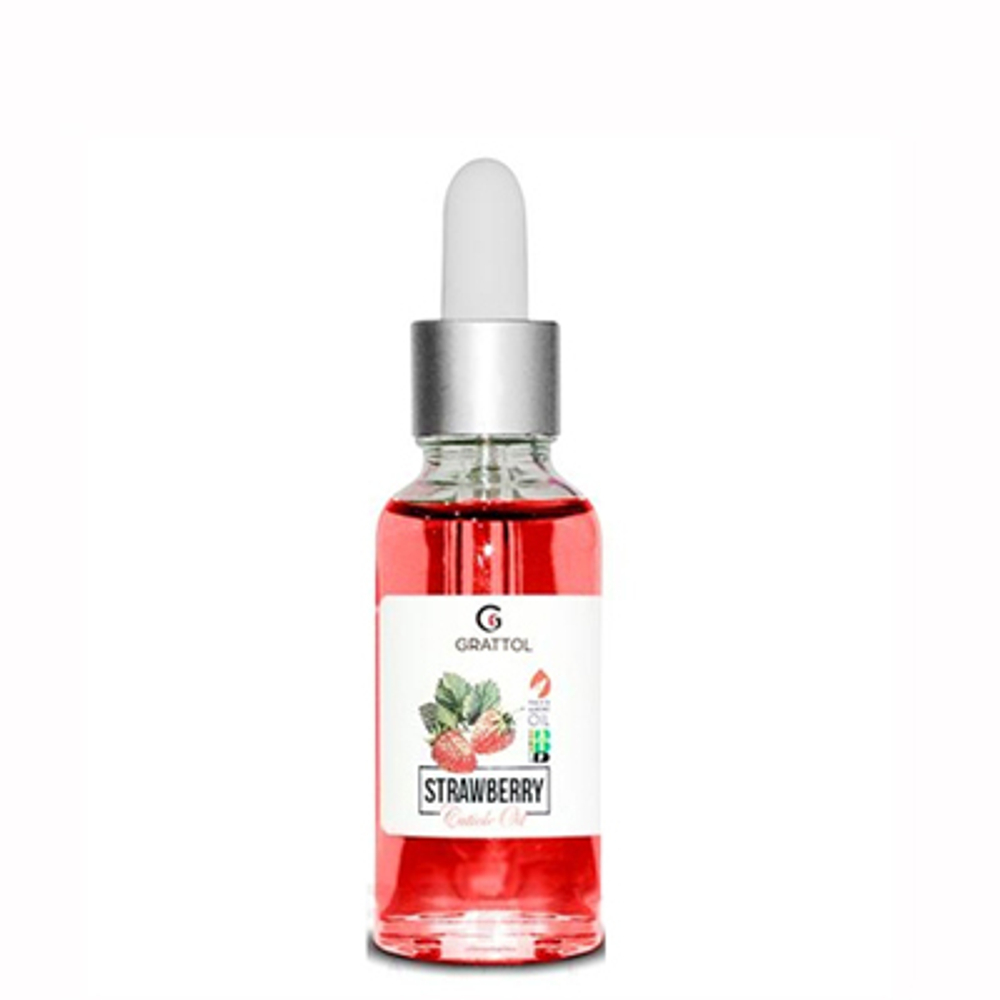 GRATTOL Масло Сuticle Оil Strawberry (Клубника), 15мл