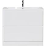 Тумба под раковину BelBagno 80 ALBANO-800-2C-PIA-BL Bianco Lucido