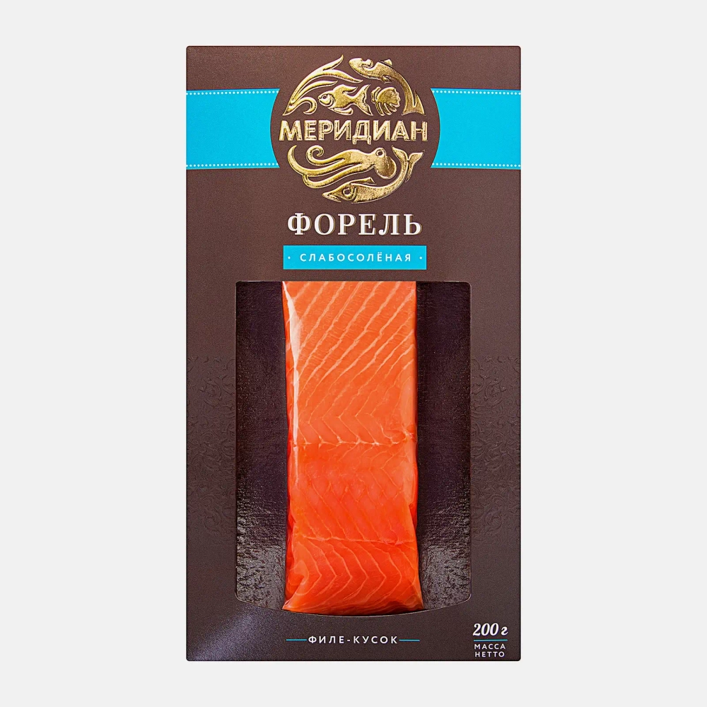 Форель Меридиан слабосоленая 200г