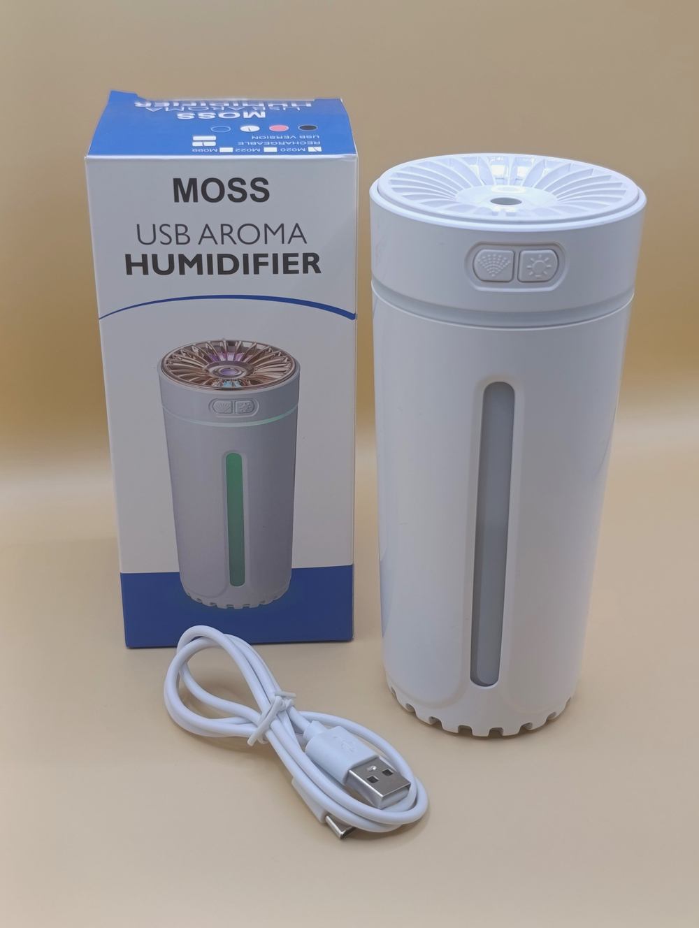 Увлажнитель воздуха для автомобиля и дома два режима, с подсветкой 300мл