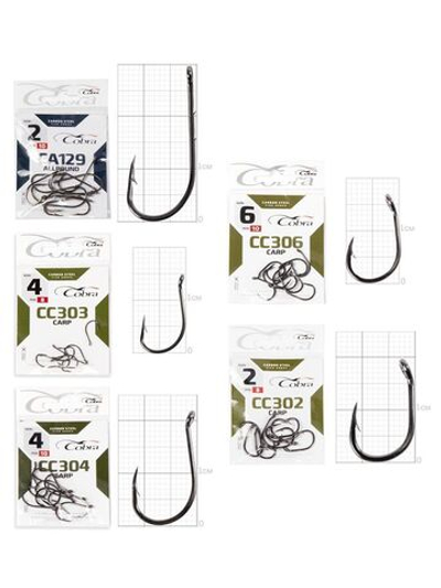 Набор крючков Cobra КАРП (упк.46шт.)