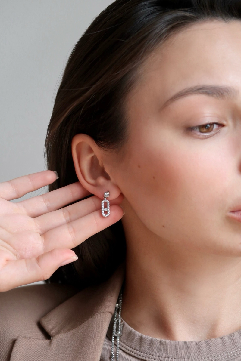 Серьги VUD mini silver