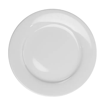Тарелка мелкая «Кунстверк»; фарфор; D=30.5, H=2.8см; белый
