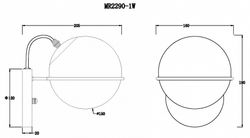 Бра MyFar Julian MR2290-1W