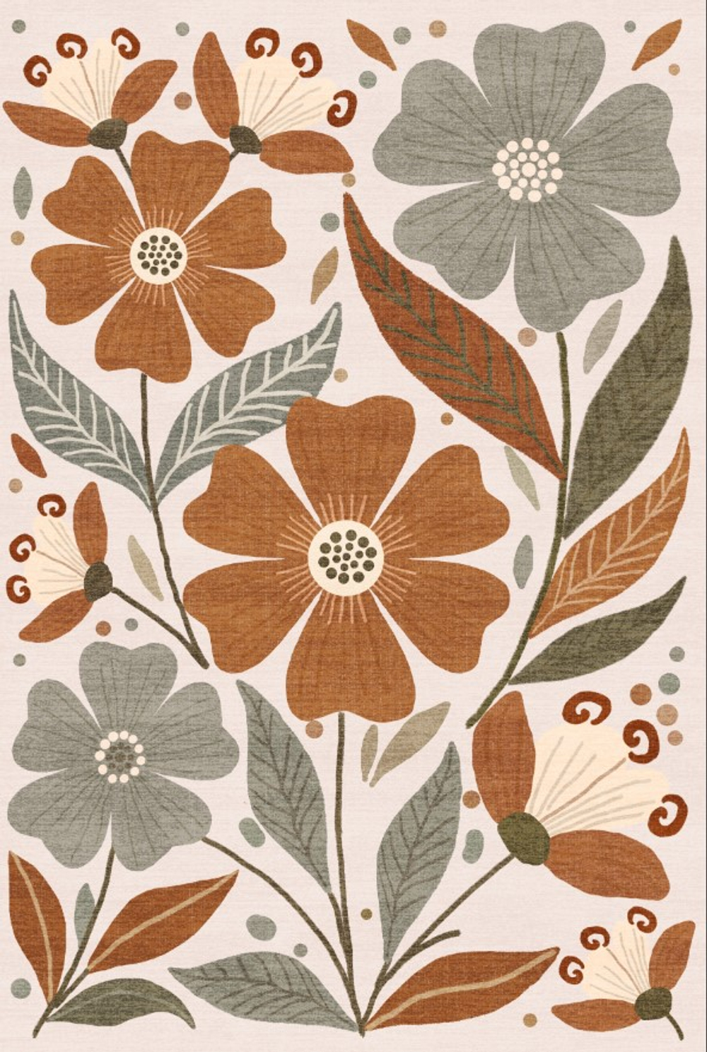 Коврик Botanica Гербарий