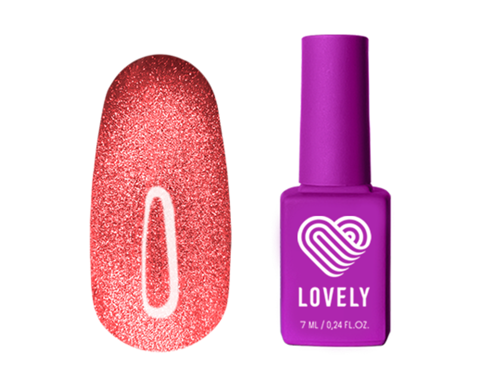 LOVELY Гель-лак Moon Light МL06 (кошачий глаз), 7 ml