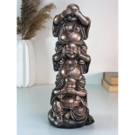 Статуэтка из гипса «Три Хотея» 26см (медь)