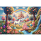 Pazl \ Puzzle \ Пазлы Puzzles - "100" Inspired By Fantasy - Unicorn in Candyland / KAZSTUDIO SA The Treflik Family