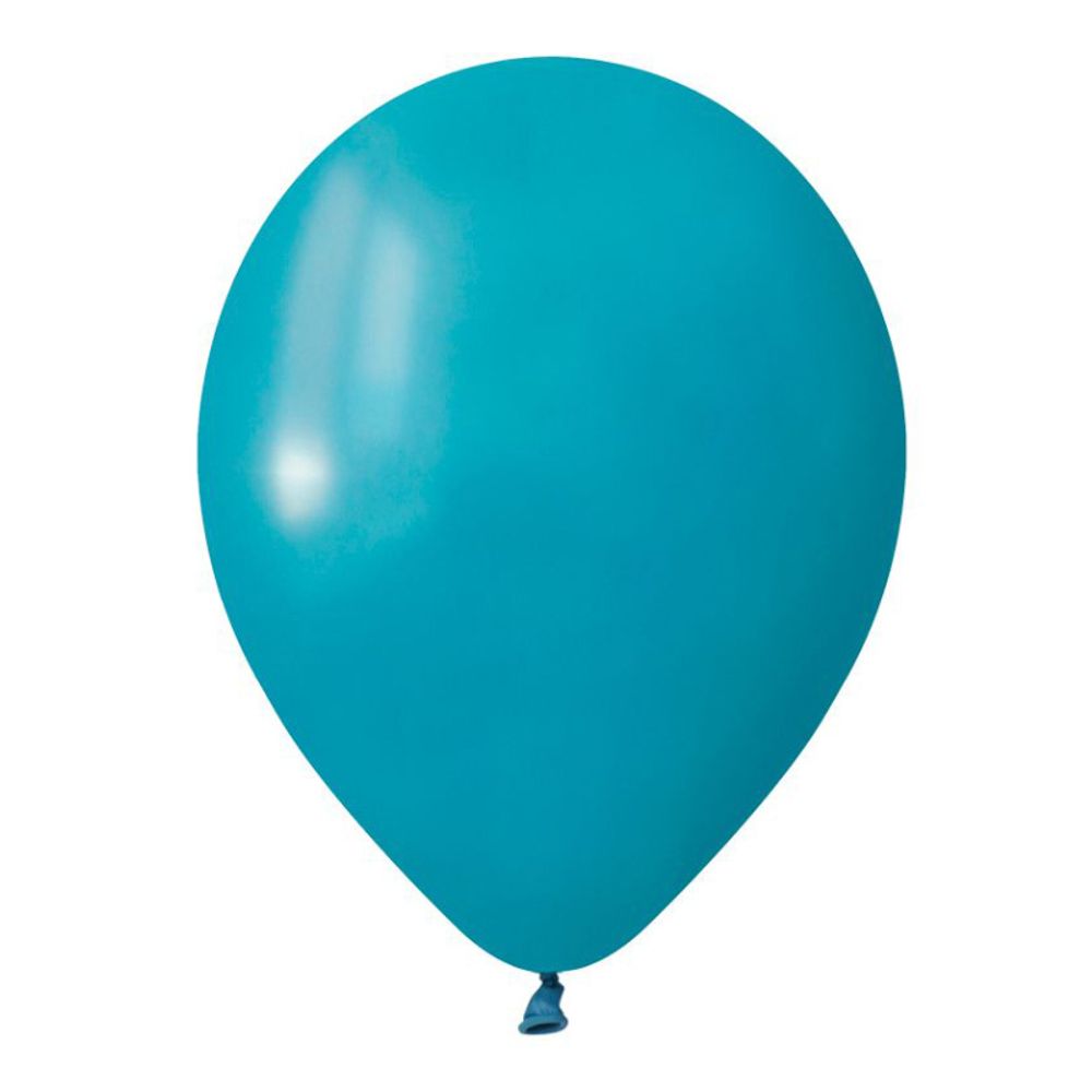 Лазурный голубой, Пастель / Dusty blue, латексный шар 50шт.