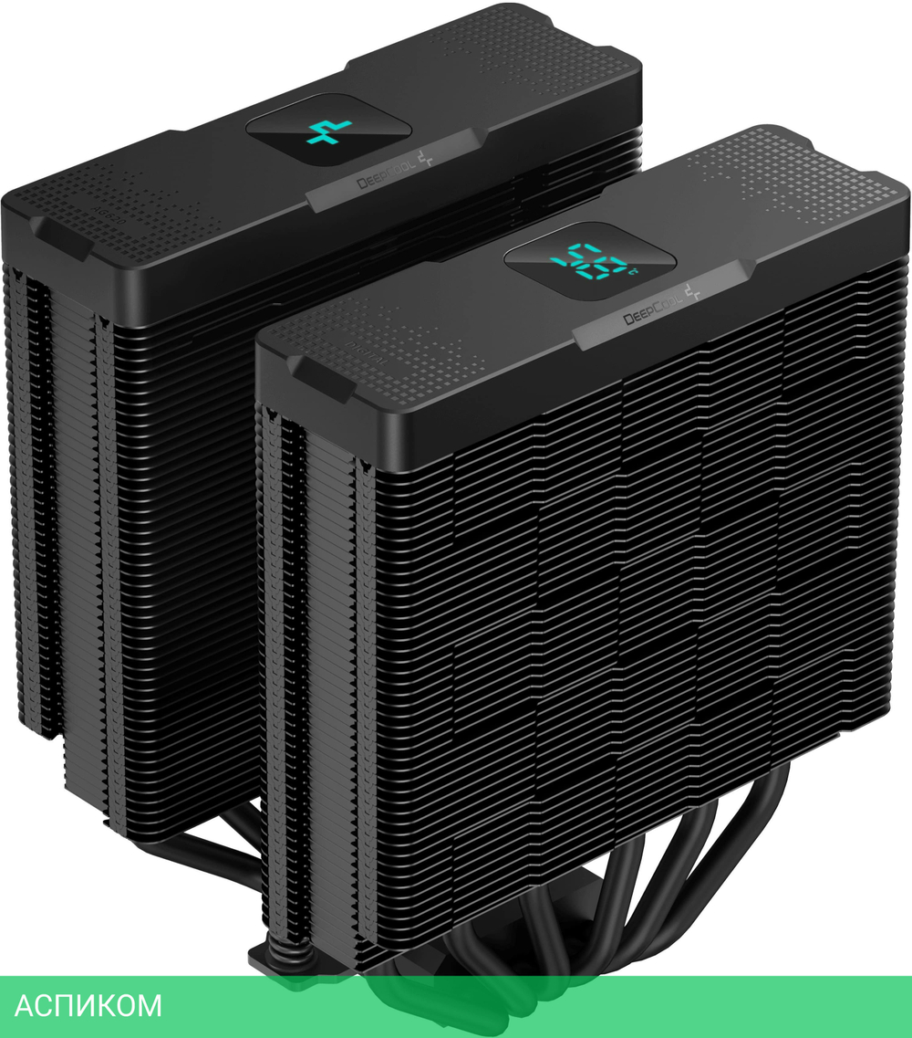 Кулер для процессора DeepCool AG620 Digital BK ARGB (R-AG620-BKADMN-G-2)