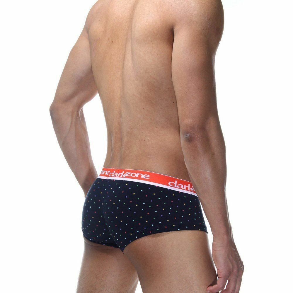 Мужские хипсы т-синие в горошек,  с внешним карманом DARKZONE DZN2429