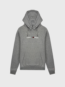Худи Tommy Jeans Fleece Logo Grey