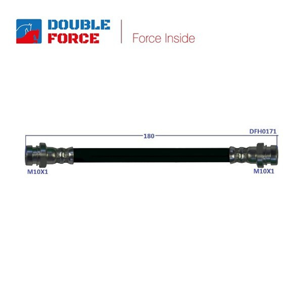 Шланг тормозной Double Force DFH0171