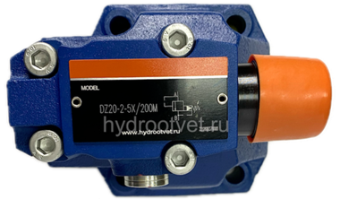 DZ20-2-5X/200XYM - Клапан последовательности непрямого действия Ду25 с давлением регулировки до 200 бар, каналы управления X и Y - внешние