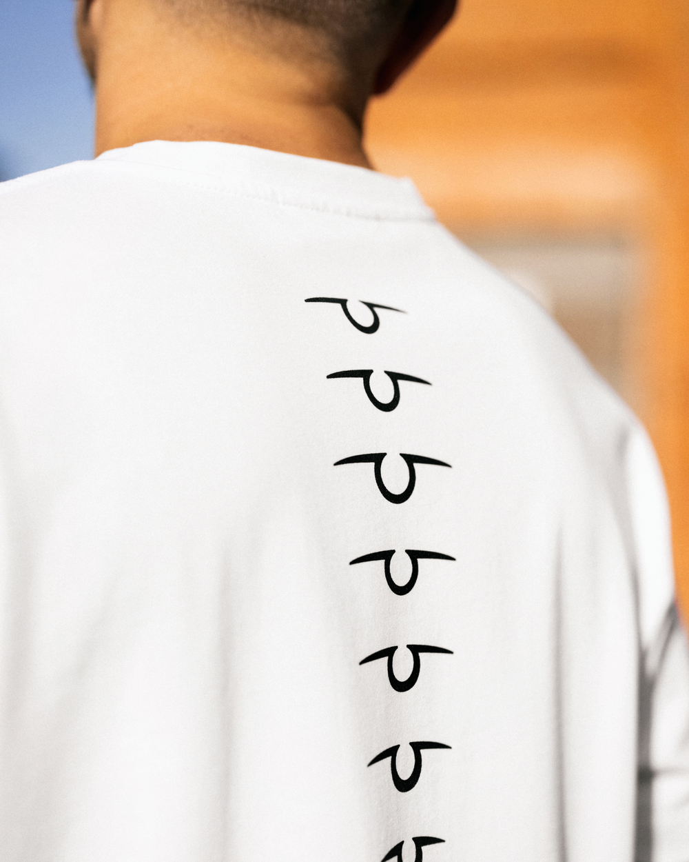 Футболка свободного кроя, белый, размер L