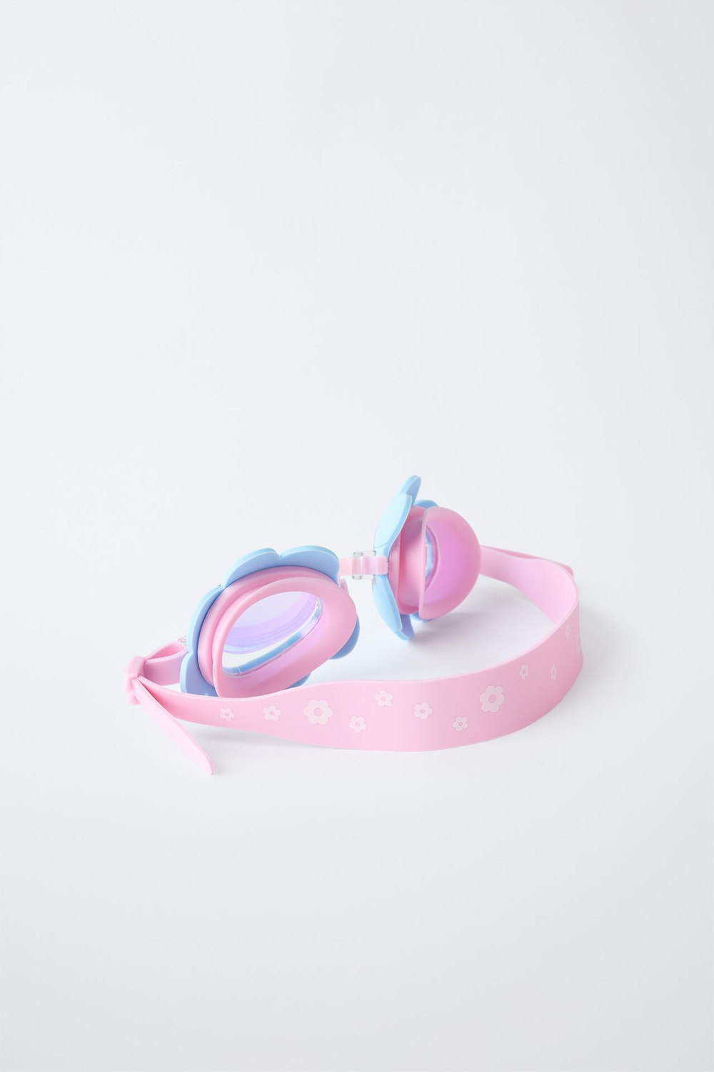 ZARA ОЧКИ ДЛЯ ДАЙВИНГА С ЦВЕТОЧНЫМИ ДЕТАЛЯМИ, РОЗОВЫЙ