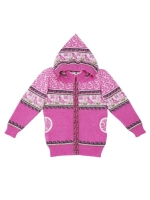 Кофта вязаная с капюшоном