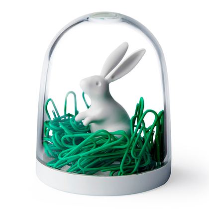 Держатель для скрепок Qualy Bunny in the field
