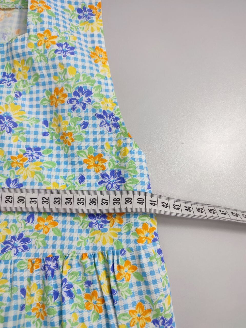 Платье в клетку на 9 лет